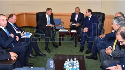 السيسي يلتقى الرئيس الرومانى على هامش أعمال الجمعية العامة للأمم المتحدة 