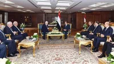 السيسي يبحث مع الرئيس الفلسطيني ملف المصالحة الوطنية