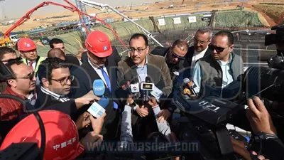 رئيس الوزراء يشهد بدء صب خرسانة أطول برج في أفريقيا