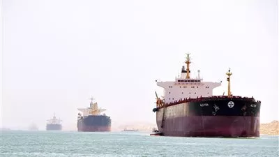 مميش: 470,6 مليون دولار عائدات قناة السويس في أغسطس