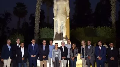 وزيرا الاستثمار والآثار يشهدان انتهاء مشروع 