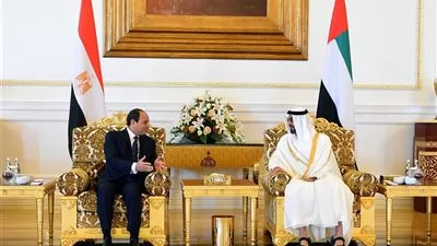 تفاصيل لقاء السيسي ومحمد بن زايد في أبو ظبي (صور)