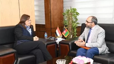 وزيرة التخطيط تلتقي سفير أفغانستان لبحث التعاون في الإصلاح الإداري