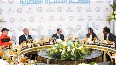 السيسي يشهد حفل الإفطار الثاني للأسرة المصرية 