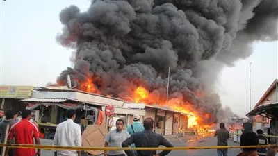 مقتل وإصابة 17 عراقيا في تفجير انتحاري جنوب غرب بغداد