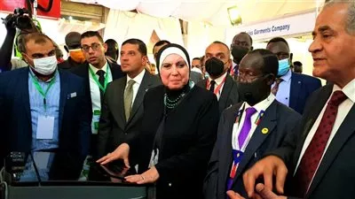 وزيرا التجارة والتموين يفتتحان معرض «صنع في مصر» بمدينة جوبا