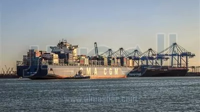 ميناء دمياط يستعيد خط الخدمة المنتظم التابع لتوكيل 