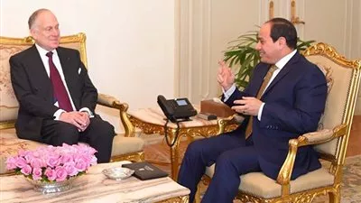 السيسي يستقبل رئيس الكونجرس اليهودي العالمي