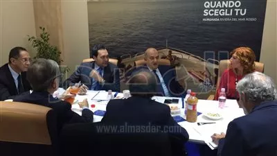 يحيى راشد يبحث إستئناف رحلات السياحة الايطالية الى مصر