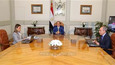 وزيرة التعاون الدولي تستعرض مع السيسي أخر المستجدات مع مؤسسات التمويل الدولية 