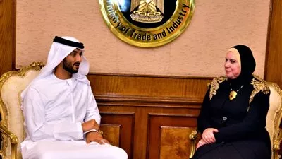 وزيرة التجارة تبحث سبل تعزيز التعاون الاقتصادى بين مصر والإمارات