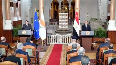 السيسي يشيد بمستوى العلاقات بين مصر وقبرص علي مختلف الأصعدة