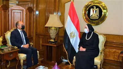 نيفين جامع تبحث تعزيز التعاون الاقتصادي المشترك مع سفير الأردن