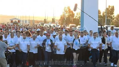 السيسي يشارك في ماراثون 