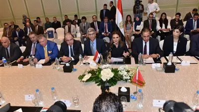 سحر نصر تفتتح اللجنة الوزارية لزيادة الإستثمارات بين مصر وتونس