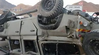 إصابة 9 من أفراد الشرطة في حادث انقلاب مدرعة بقنا