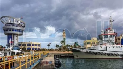 ميناء دمياط : استقبال 5 سفن بضائع وحاويات 
