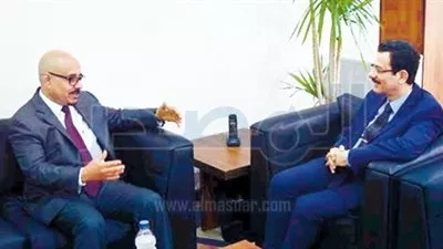 أحمد درويش يبحث التعاون المشترك مع رئيس اتحاد المقاولين العرب