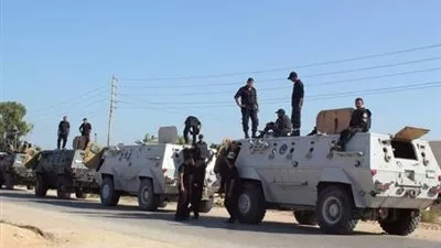 إصابة 9 أفراد من قوات الشرطة في انقلاب سيارة بشمال سيناء