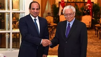 السيسي يستقبل اليوم رئيس سنغافورة