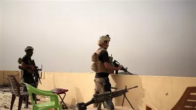 القوات العراقية تسيطرة على مبنى التلفزيون بالموصل