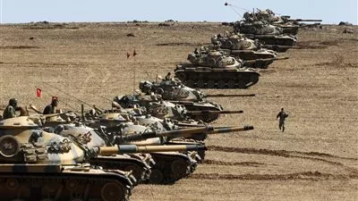 تركيا تنشر دبابات على حدود العراق