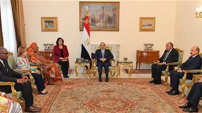 الرئيس السيسى يستقبل اللجنة الأفريقية لحقوق الإنسان والشعوب
