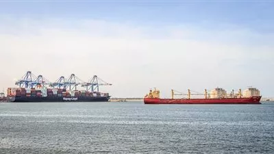 ميناء دمياط يستقبل 13 سفينة حاويات وبضائع خلال 24 ساعة