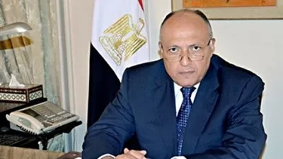 سامح شكري يلتقي نائب رئيس الوزراء اليمني