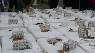 جمارك بورسعيد تحبط تهريب 3,750 مليون قرص 