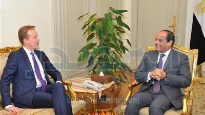 السيسى يبحث سبل التعاون المشترك مع وزير خارجية النرويج 