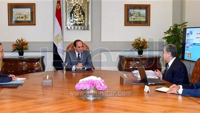 السيسي يبحث مع وزير الكهرباء مشروعات الطاقة المتجددة والربط الكهربائي