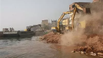 إزالة 2053 حالة تعد على نهر النيل خلال ديسمبر