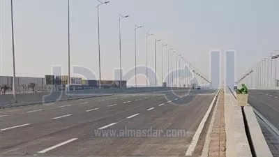بدء التشغيل التجريبى لكوبرى العبور-جهينة بمدينة 6 أكتوبر (صور)
