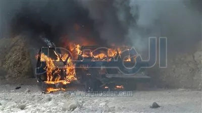 إصابة شخصين في انفجار عبوة ناسفة أثناء مرور مدرعة شرطة بالعريش