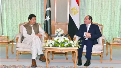 الرئيس السيسي يبحث سبل تعزيز التعاون الثنائي بين مصر وباكستان