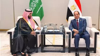 السيسي يلتقي  ولي ولي العهد السعودي على هامش أعمال قمة العشرين