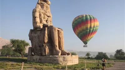 الطيران المدنى: استئناف رحلات البالون الطائر بالأقصر
