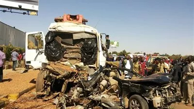 مصرع 71 وإصابة 45 آخرين في حادثي سير بالسودان