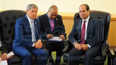 رئيس وزراء رومانيا للسيسي: مهتمون بفرص الاستثمار المتاحة في مصر