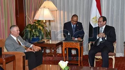 السيسي يلتقي رئيس مجموعة أصدقاء مصر بالكونجرس الأمريكي