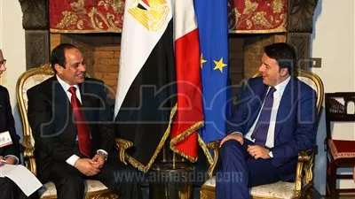 إيطاليا تؤكد مساندتها لمصر فى حربها ضد الارهاب