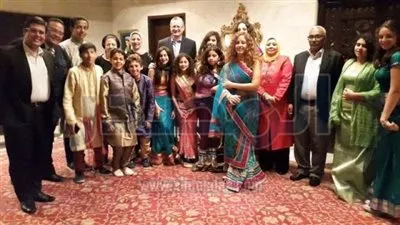 السفارة المصرية بنيودلهي تقيم أمسية  لطلبة المدرسة البريطانية الدولية 