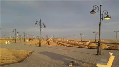 تعديل الخطوط الهوائية لكابلات الكهرباء وإنارة مدخلي العريش