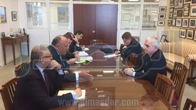 وزير الخارجية يجرى مباحثات مع قيادات مجلسي النواب والشيوخ الامريكي فى واشنطن