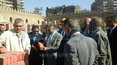جولة تفقدية لوزير الآثار بجامع الظاهر بيبرس وقصر السكاكيني