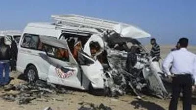 مصرع شخص وإصابة 7 آخرين فى حادث تصادم بالبحيرة