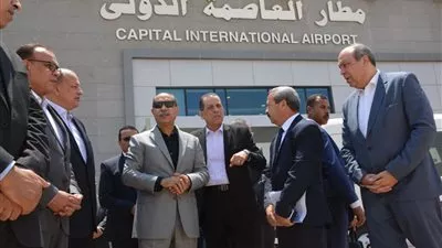وزير الطيران المدني يتفقد مطار العاصمة الدولي 