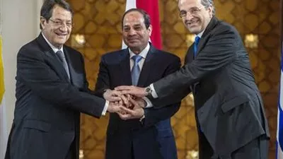 اجتماع اللجنة الثلاثية بين مصر واليونان وقبرص في القاهرة.. 13 يناير
