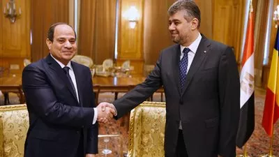 الرئيس السيسى يبحث مع رئيس مجلس النواب الروماني دعم التعاون المشترك
